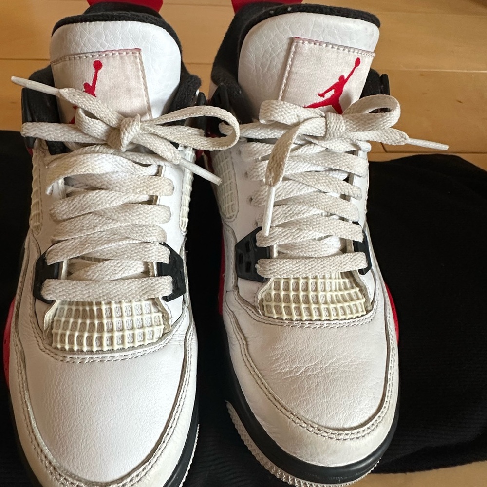 Jordan Kids Retro Sneakers - White, Red, Black